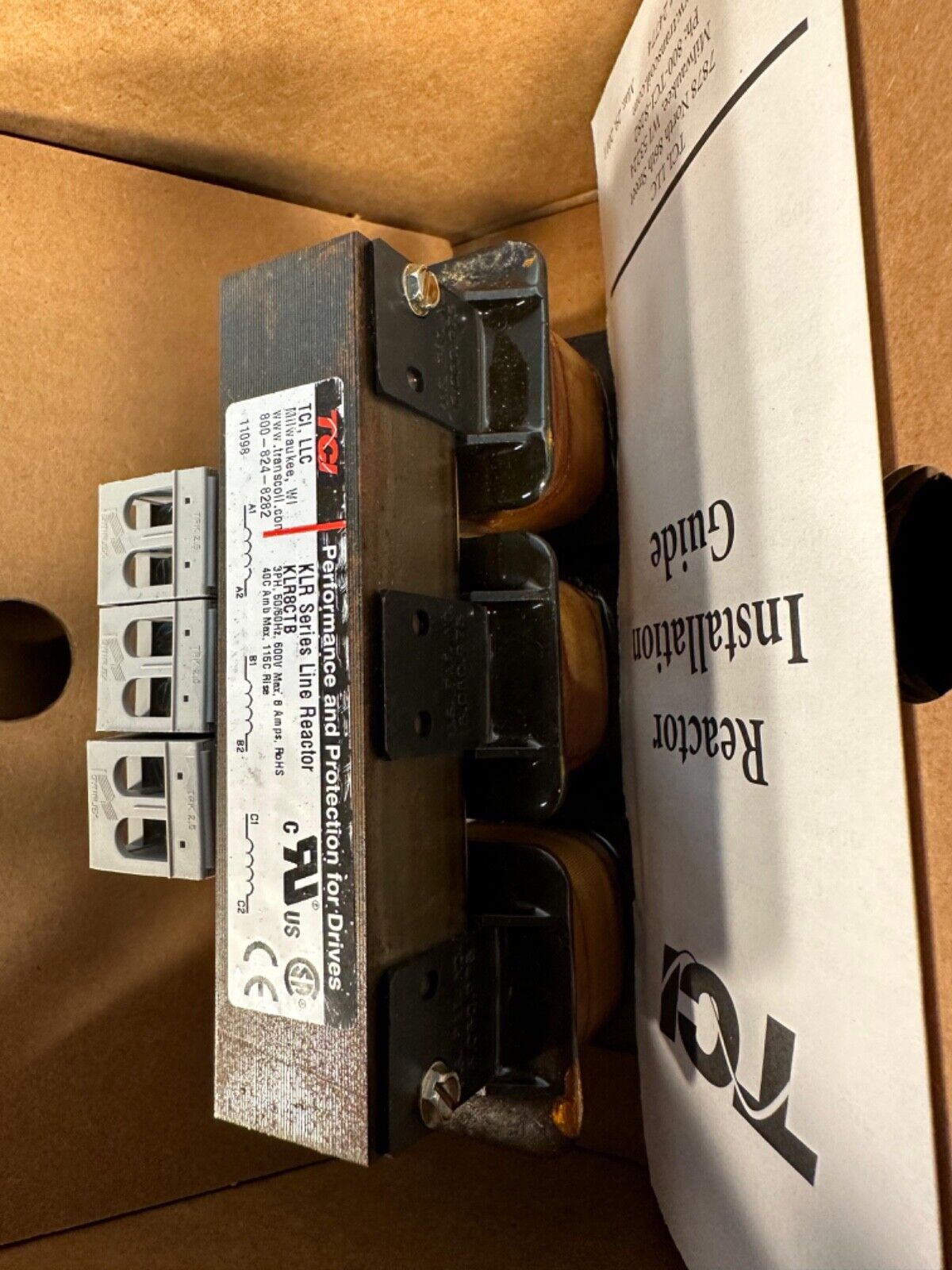 TCI KLR8CTB1 - Three Phase  LIne Reactor (4A-31)