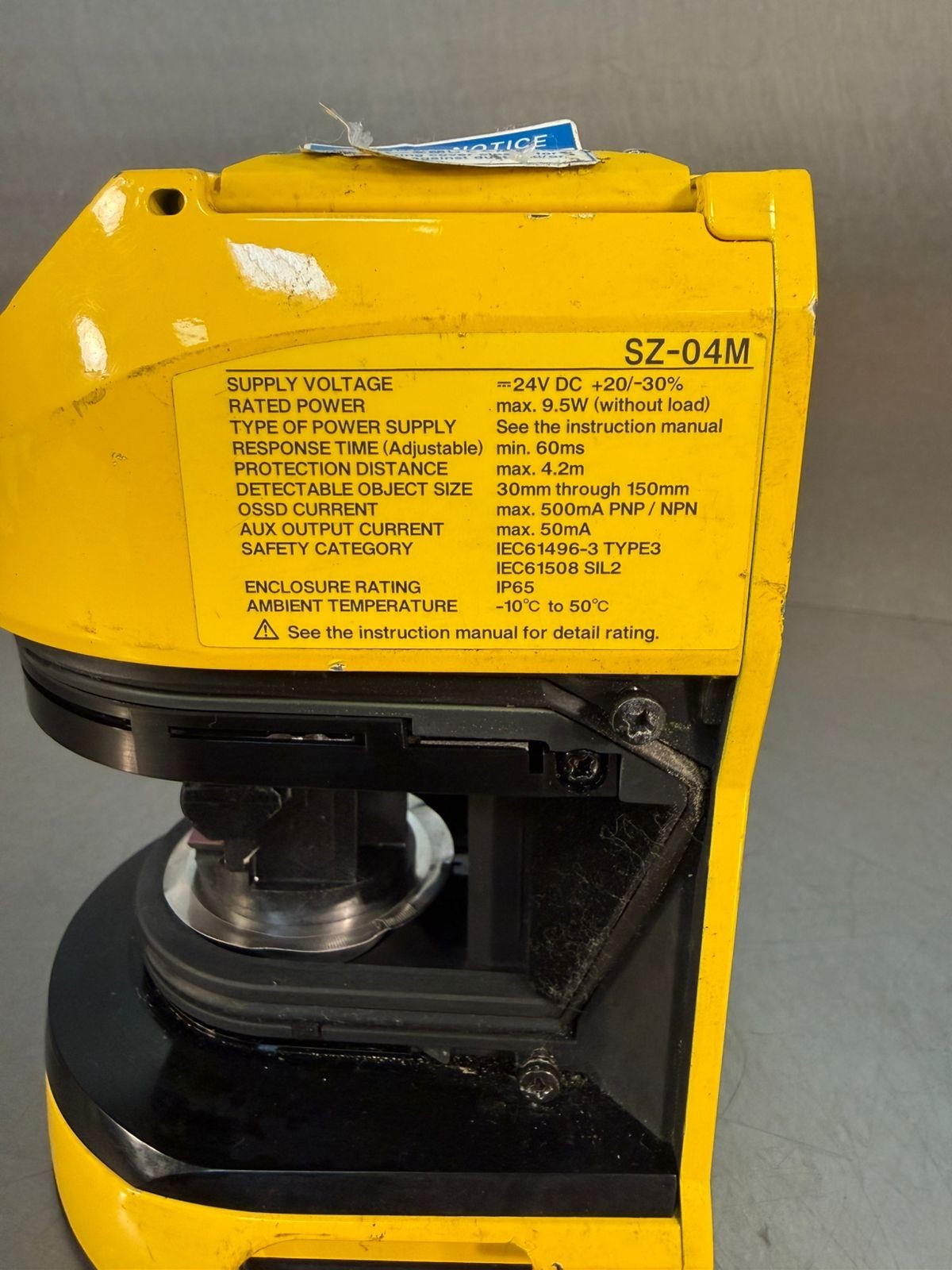 Keyence SZ-04M Safety Laser Scanner Multifunctional 24Vdc          (8.5.1)