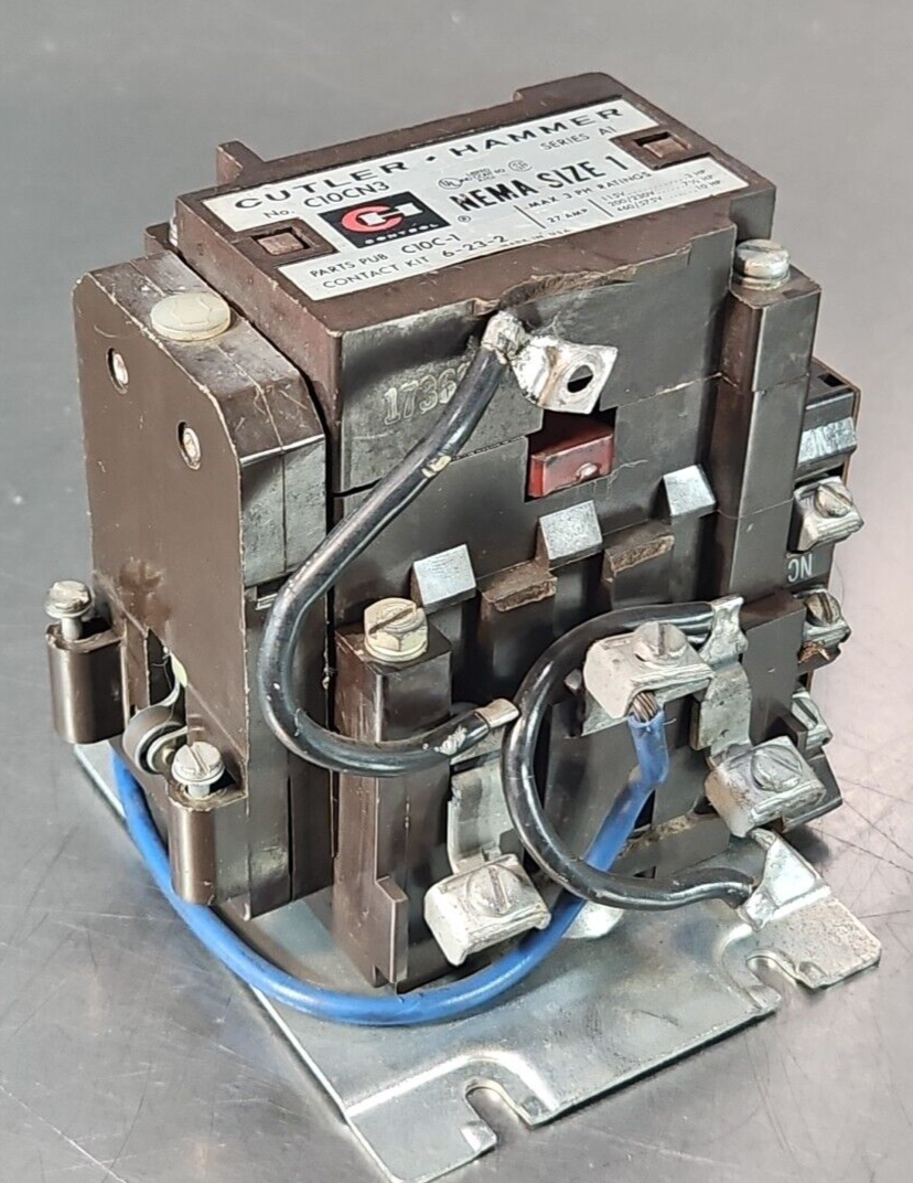 Cutler Hammer C10CN3  Contactor 27 Amp                                    loc4D3