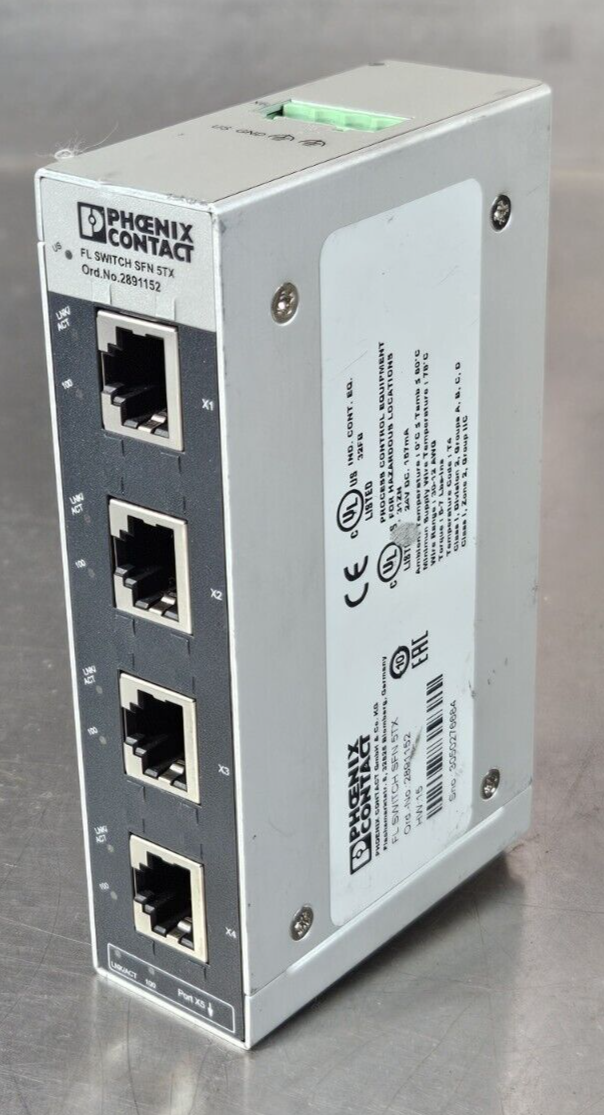 Phoenix Contact FL SWITCH SFN 5TX  Ethernet Switch                      (BIN531)
