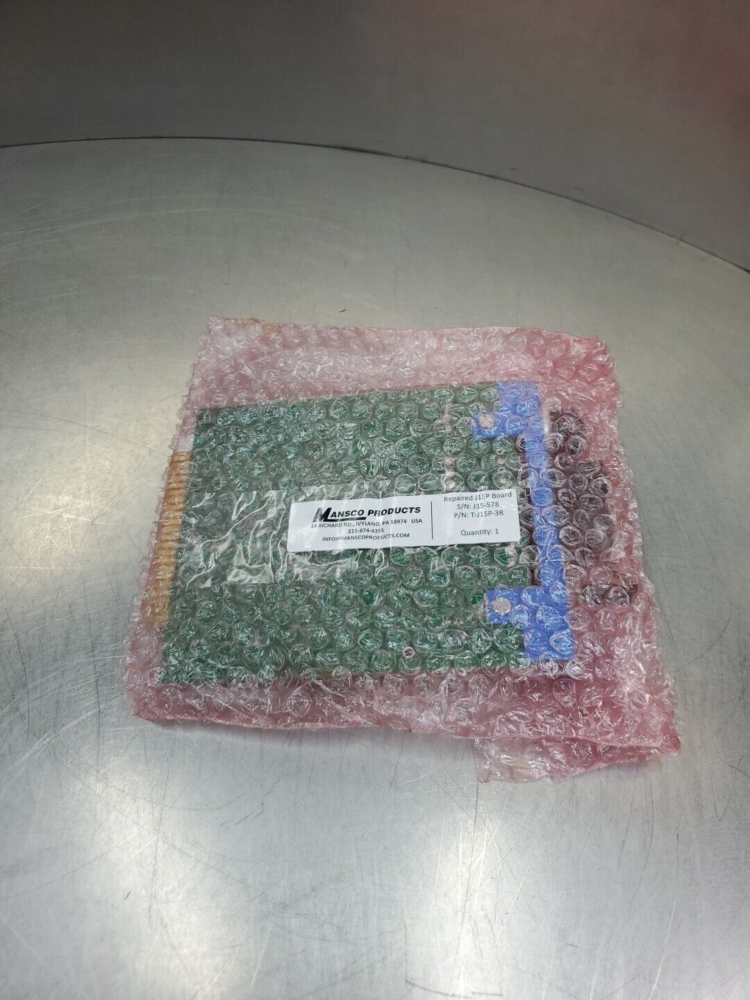 Mansco J15P (T-J15P-3R) Circuit Board.                                      3D-8