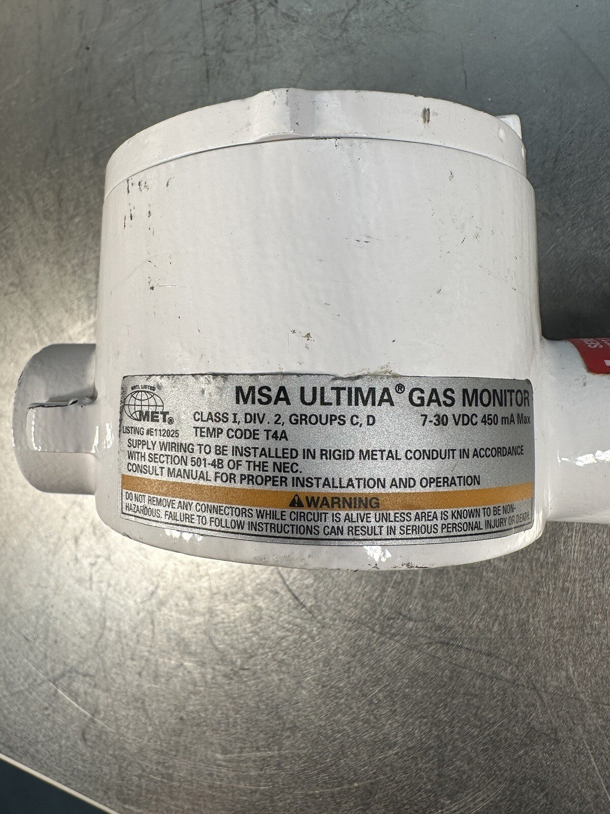 MSA Sensing Head Assembly ULTIMA - E112025 (BIN-1.2.5)