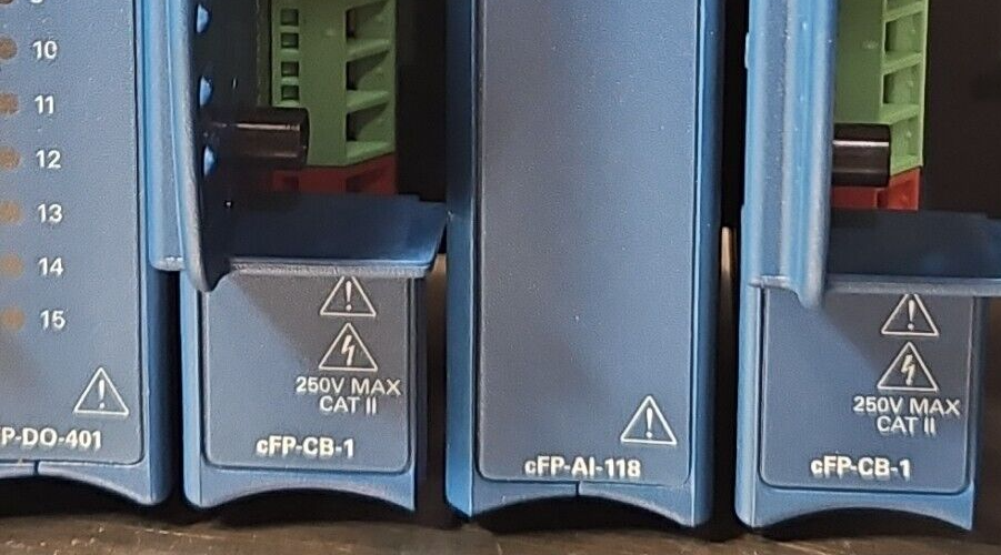 National Instruments cPF-BP-8 /2120/DI-301/CB-1/DO-401/AI-118/AO-210    (BIN325)