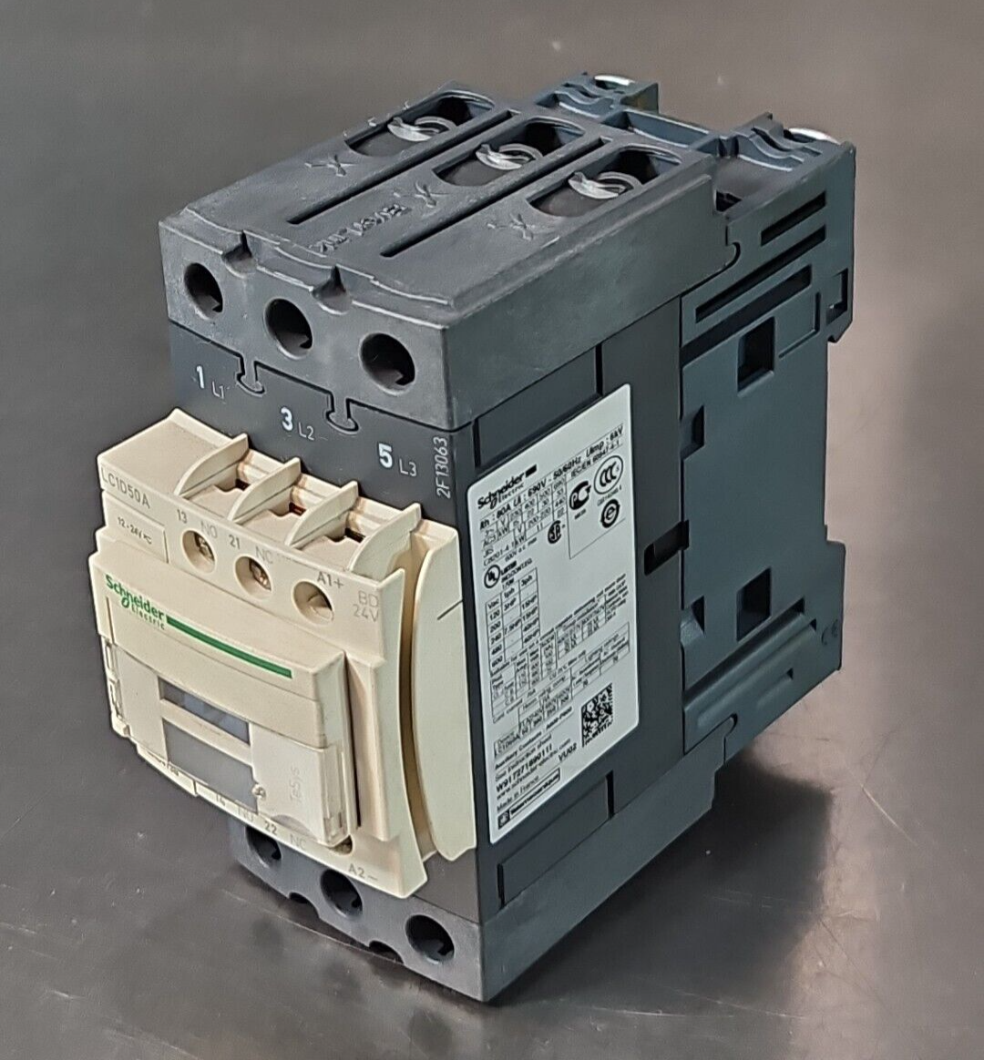 Schneider LC1D50A Coil Contactor 80A                                    (BIN333)