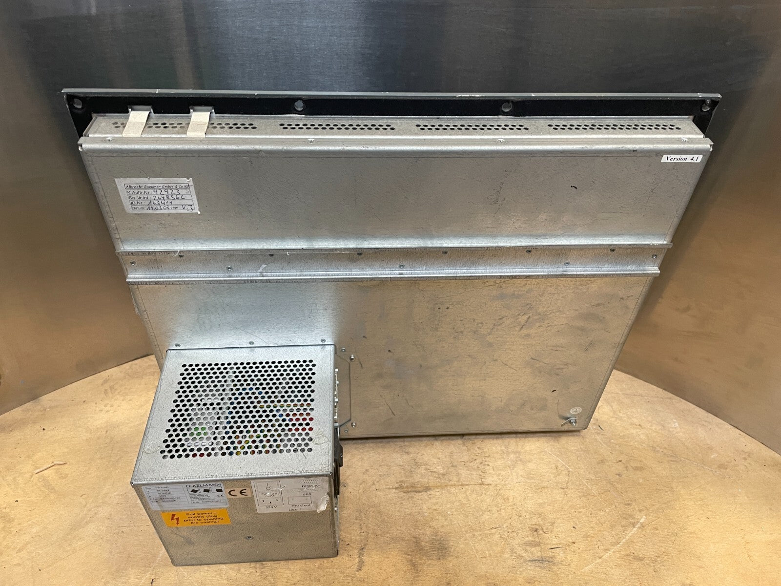 Eckelmann FP709C Silver & Gray 230V Digital LCD USB ATB Controller Panel