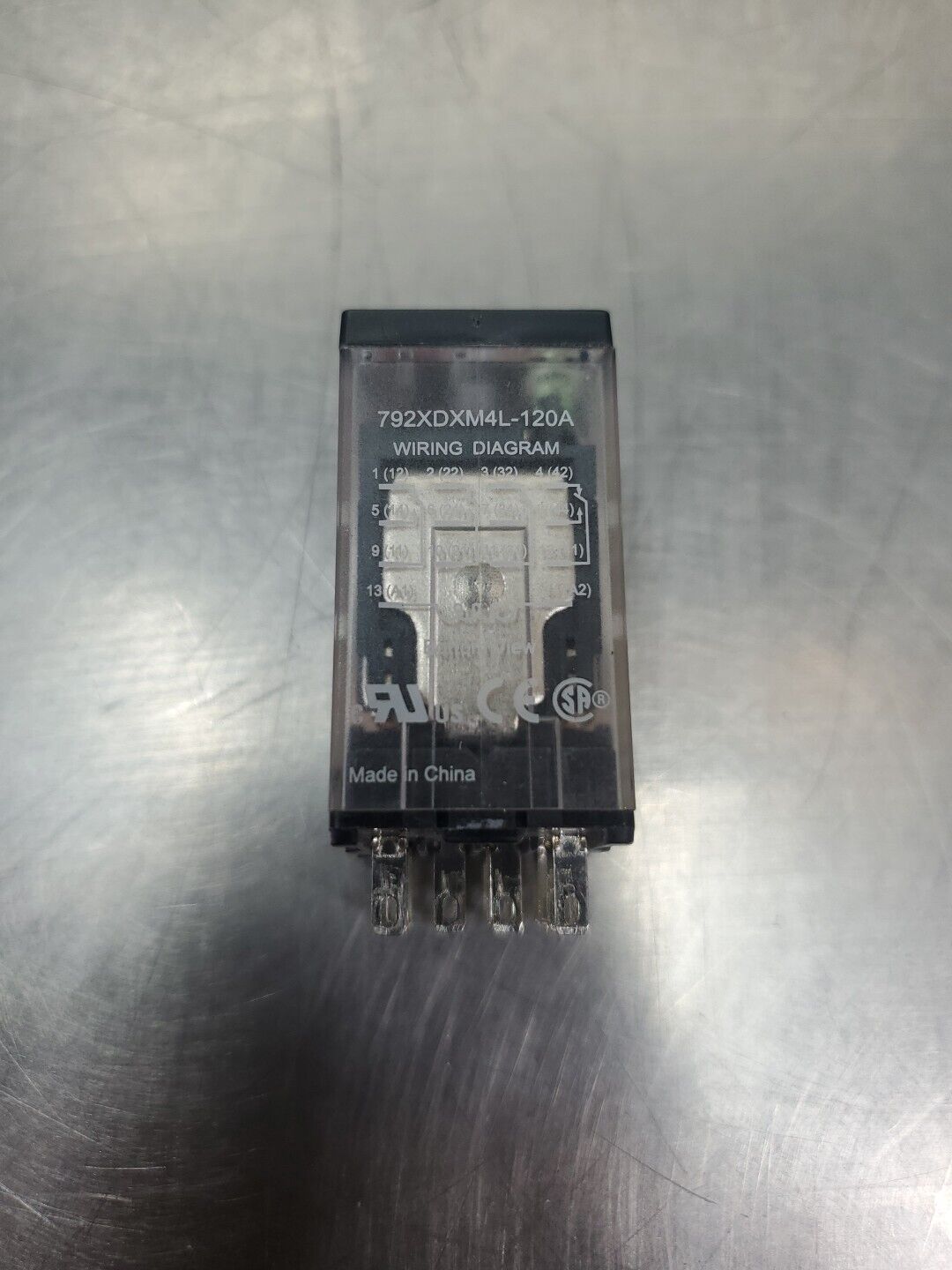 Schneider Electric 792XDXM4L-120A Relay, 6-8Amp, ⅓-½ HP.                   4E-34