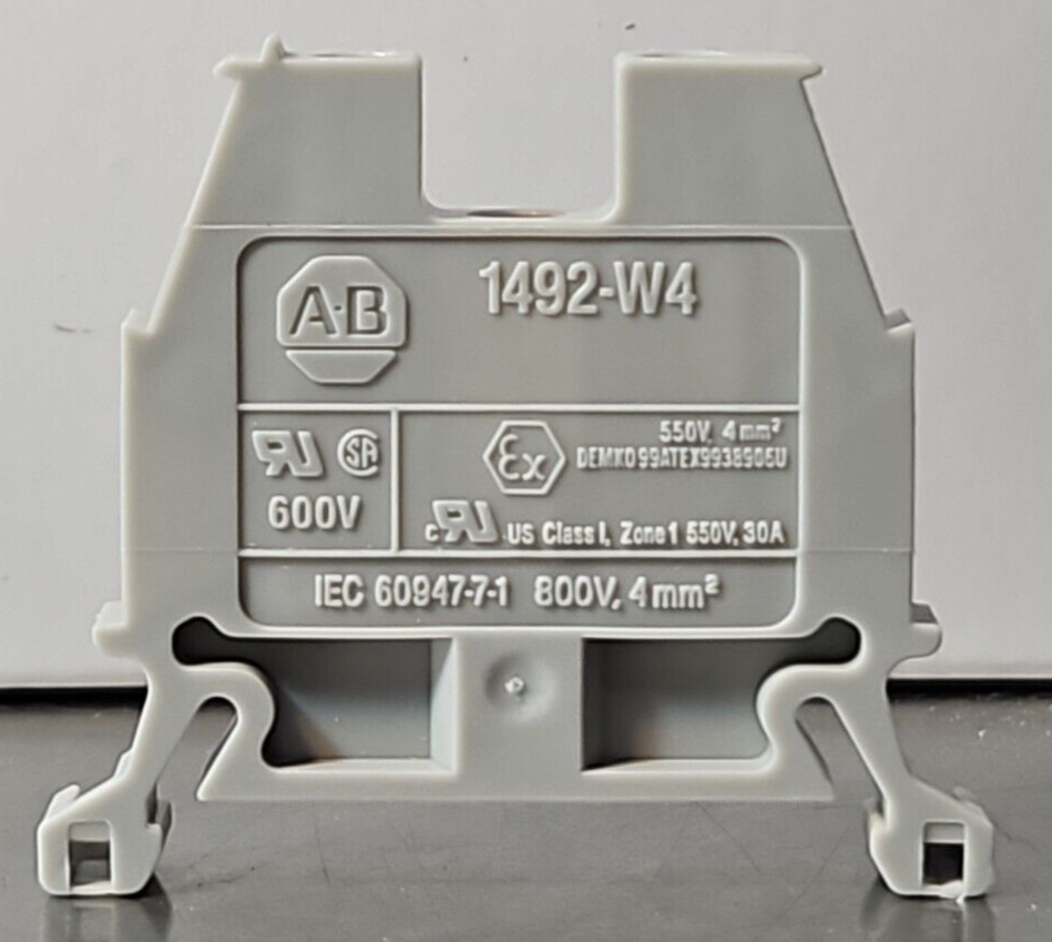 Allen Bradley 1492-W4 Ser A Terminal Block 600V - Lot/33                Loc 4C17