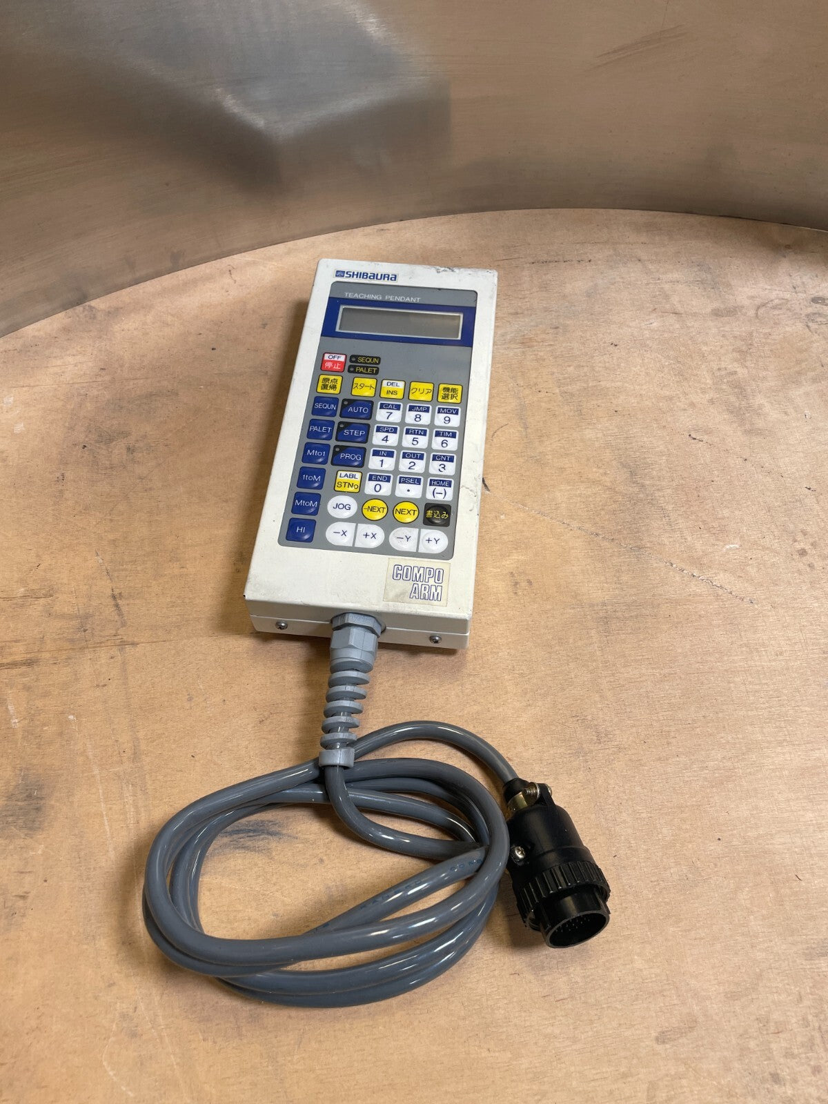 Shibaura TPA-203 CompoArm Digital Display Teaching Pendant w/Cable (BIN 2.3.3)