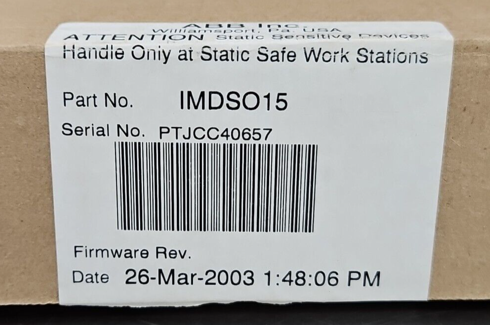 ERI* ABB IMDSO15 Circuit Board Symphony digital output module        Loc3E20