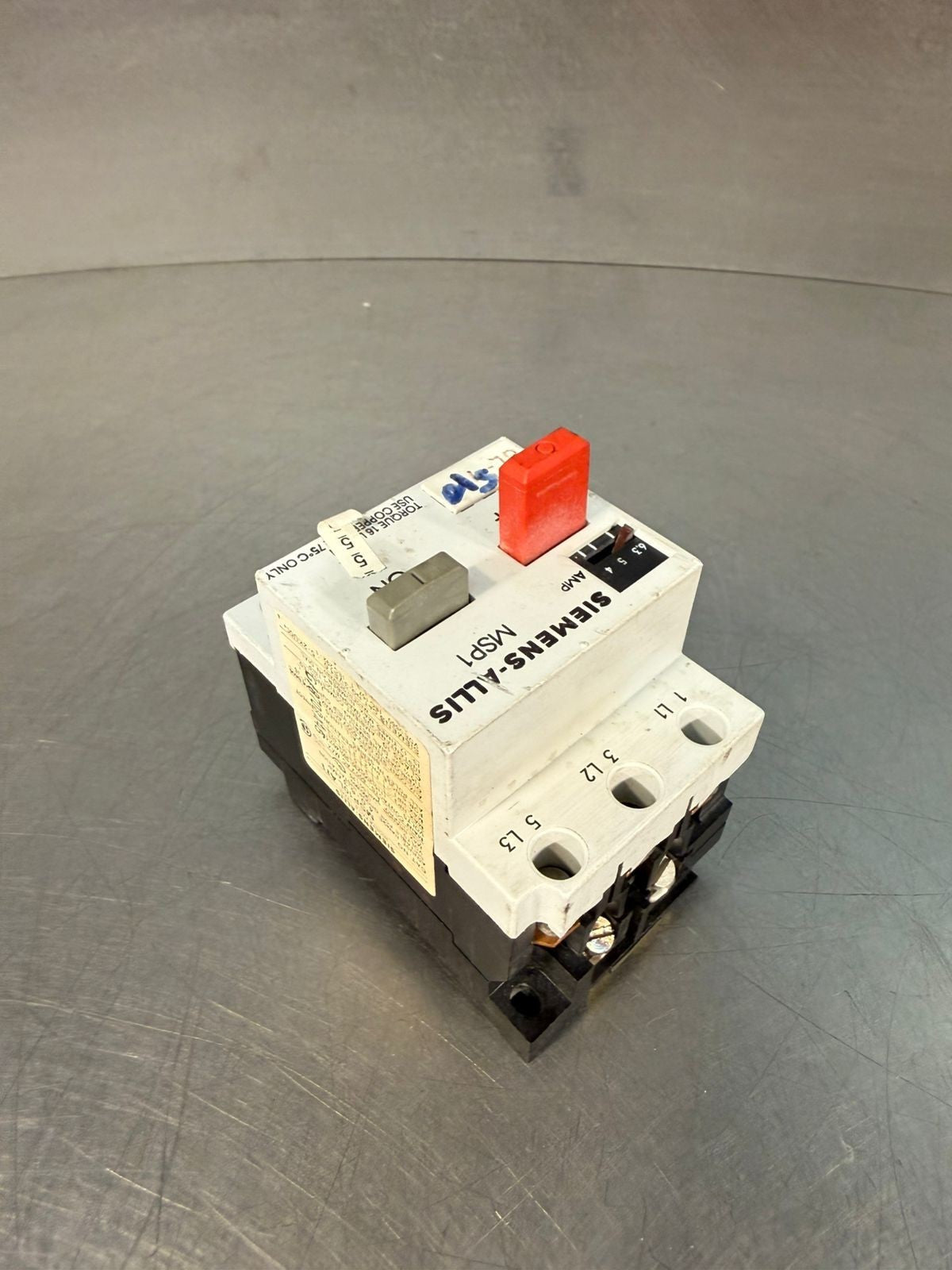 Siemens-Allis MSP10L Motor Starter Msp1  Msp10l    (4.1.4)