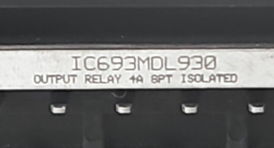 GE Fanuc IC693MDL930D Output Relay Module (BIN4.4.5)