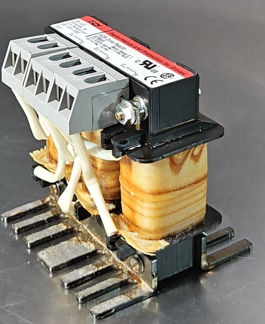 TCI KDRA8L Drive Reactor 3PH 50/60Hz 600V 2.1Amp                        (BIN424)