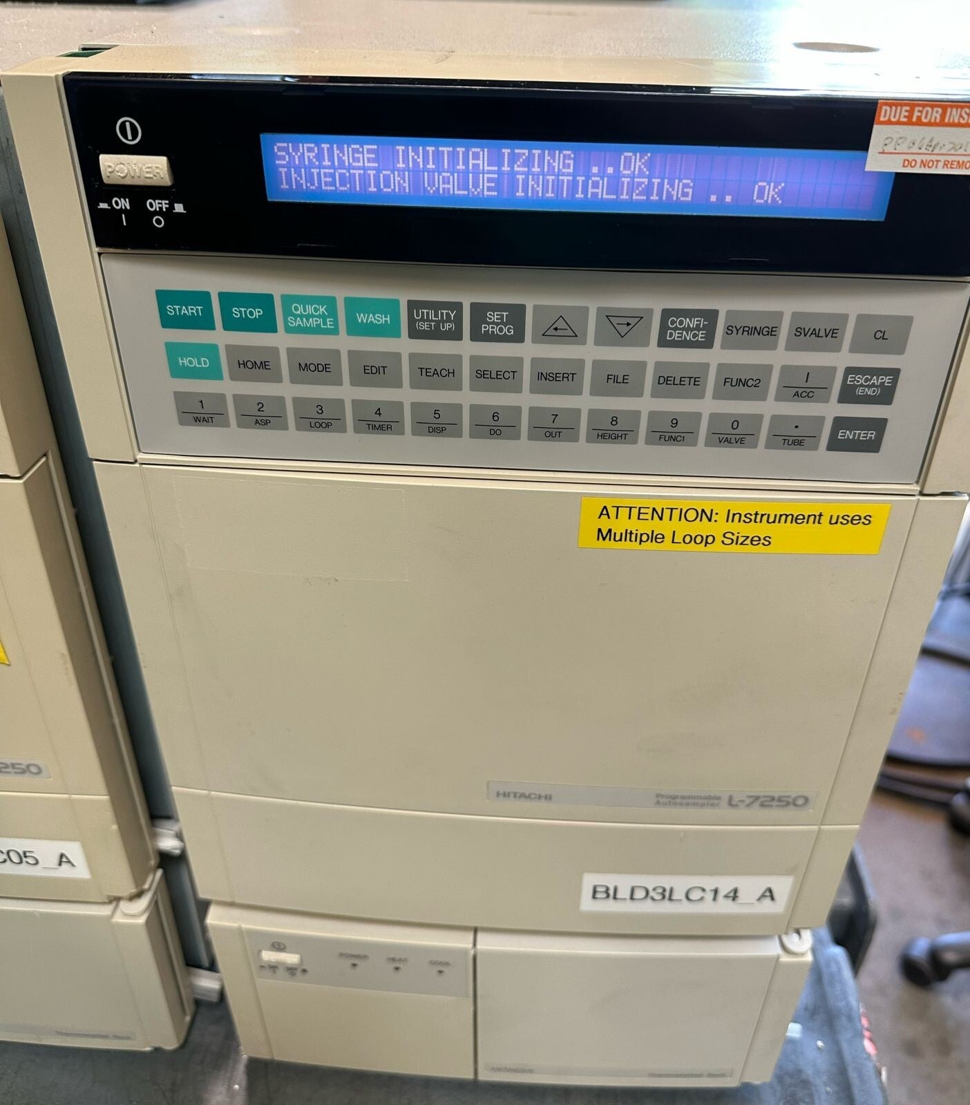 Hitachi L-7250 Programmable Autosampler w/ L7250ACC (9.5.1/2)