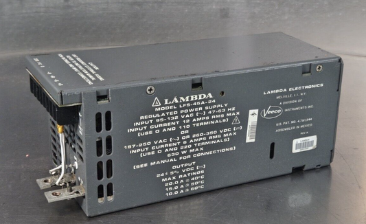 Lambda Electronics LFS-45A-24 Regulated Power Supply 20A 24VDC          (BIN731)