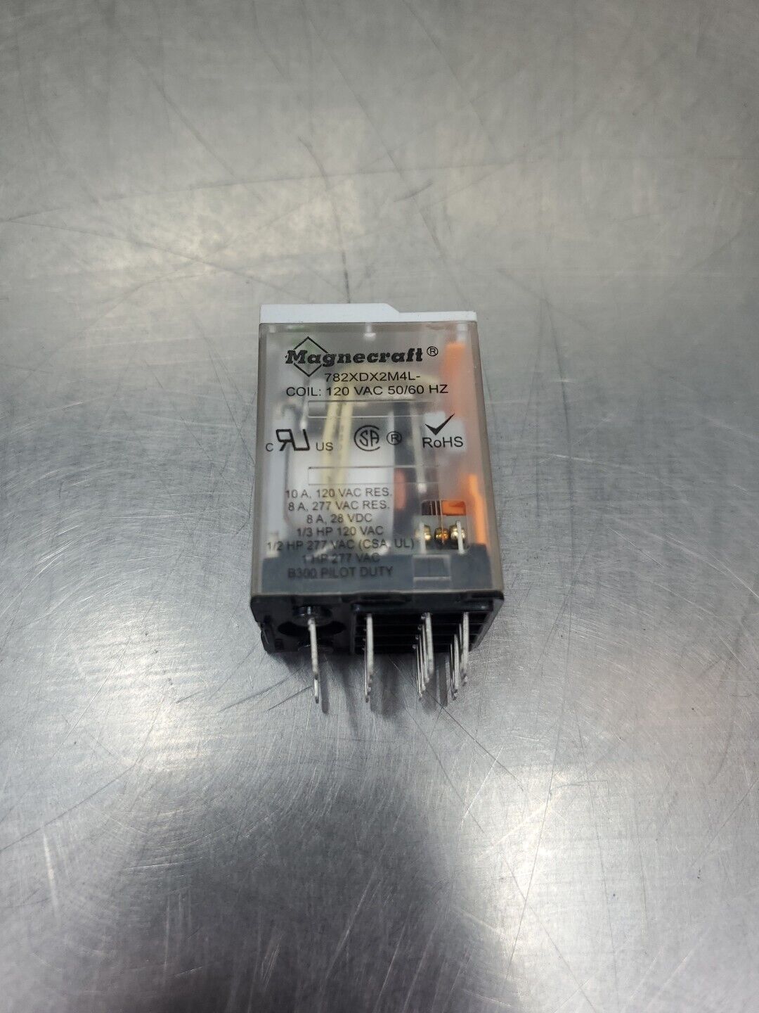 Magnecraft 782XDX2M4L 120VAC 50/60Hz RELAY, 14-PIN.                        4E-34