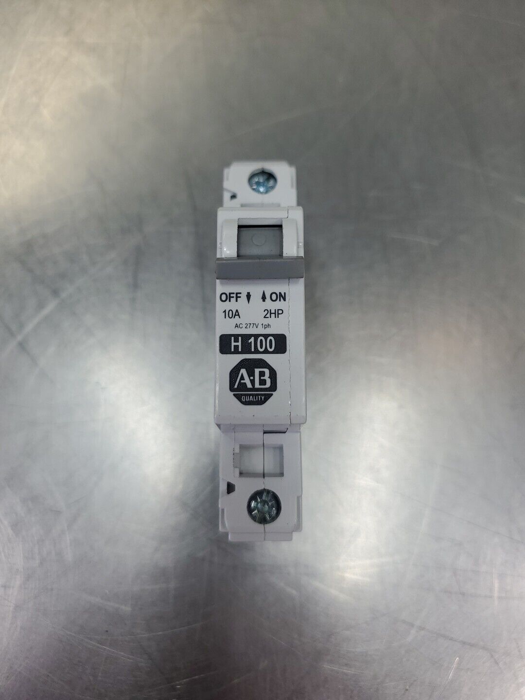 Allen Bradley 1492-CB1 Ser. C DIN Mount Circuit Breaker, 10A 2HP.          4C-38