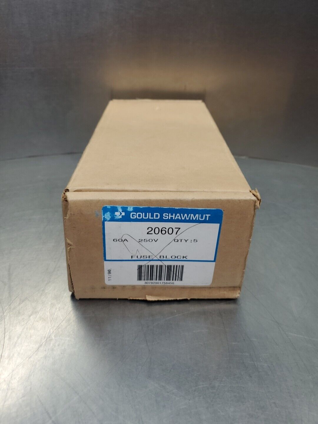 GOULD SHAWMUT 20607 2-POLE FUSE BLOCK, 250V 60A - Lot of 5.                4B-38