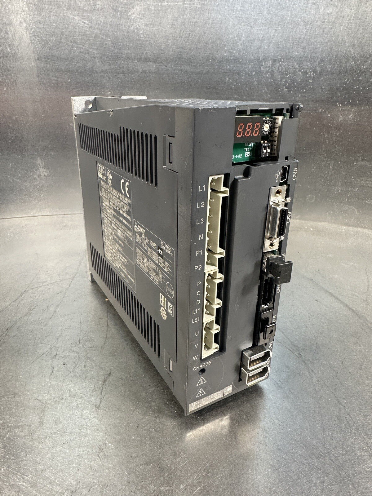 Mitsubishi MR-J3-100BS Servo Drive 200-230v-ac 170v-ac 1kw (BIN-1.2.4)