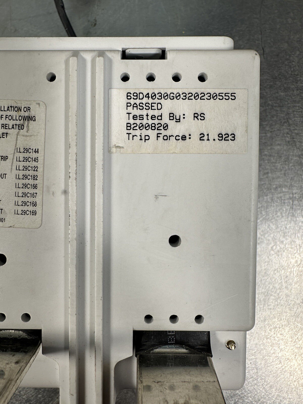 Cutler Hammer Eaton KES3125LSIZG 125 Amp Breaker Trip Unit  (BIN-1.5.1)