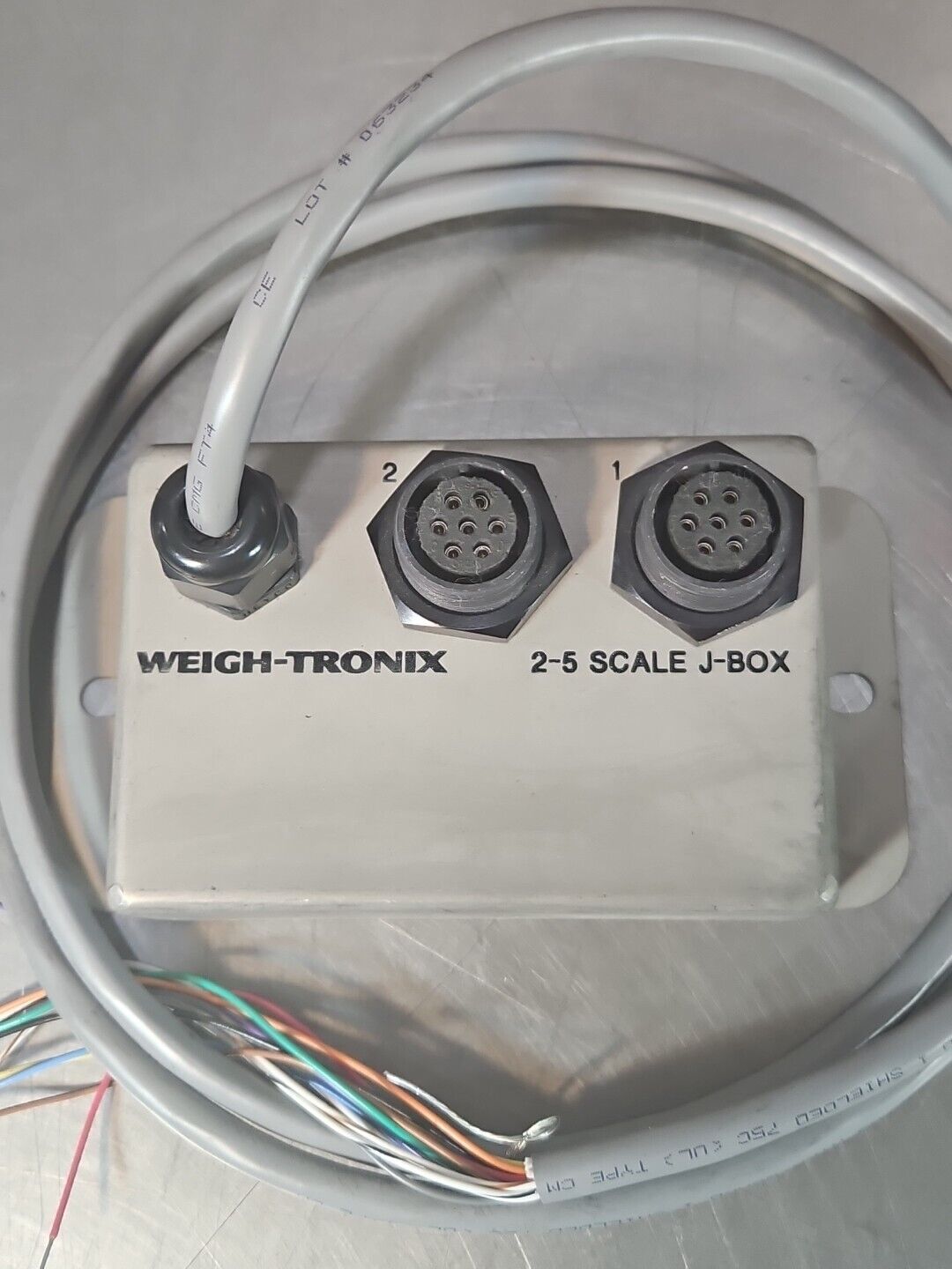Weigh Tronix 47404-0011   ( 2-5 Scale J-box Assembly)                    loc4C29