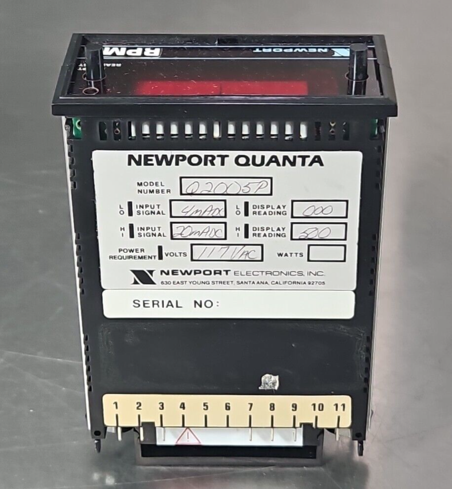 NewPort Quanta Q25005P Digital Panel Meter                               Loc4D26