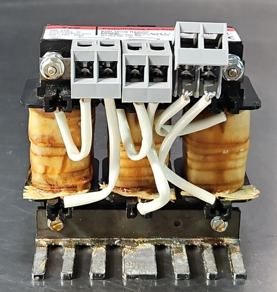 TCI KDRA8L Drive Reactor 3PH 50/60Hz 600V 2.1Amp                        (BIN424)