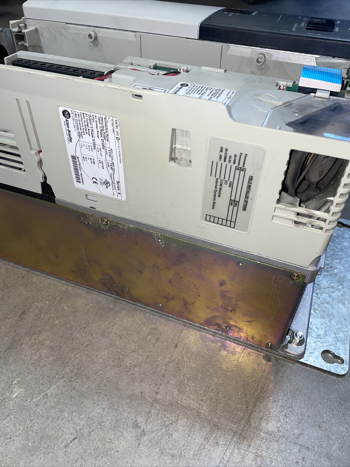 ALLEN BRADLEY  20DD011A3NYNA1NNA /A  PowerFlex 700S 7.5HP 3Ph 0-320Hz 480V   @2A