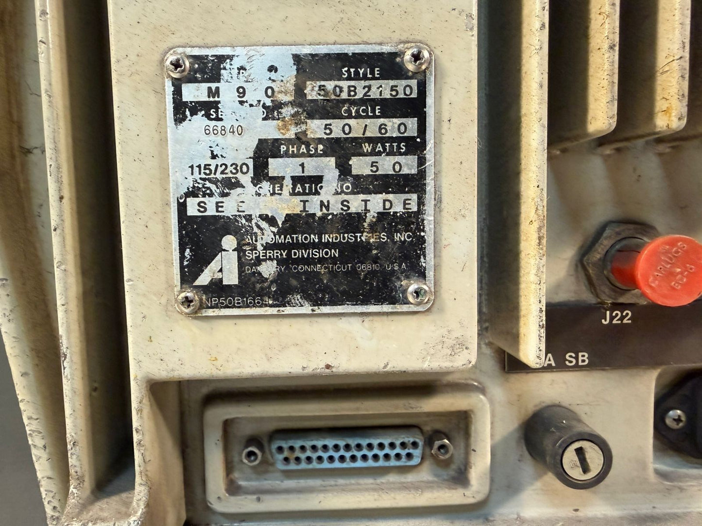 Automation Industries M90 50B2150 Ultrasonic Flaw Detection 50/60 (12.6.3)