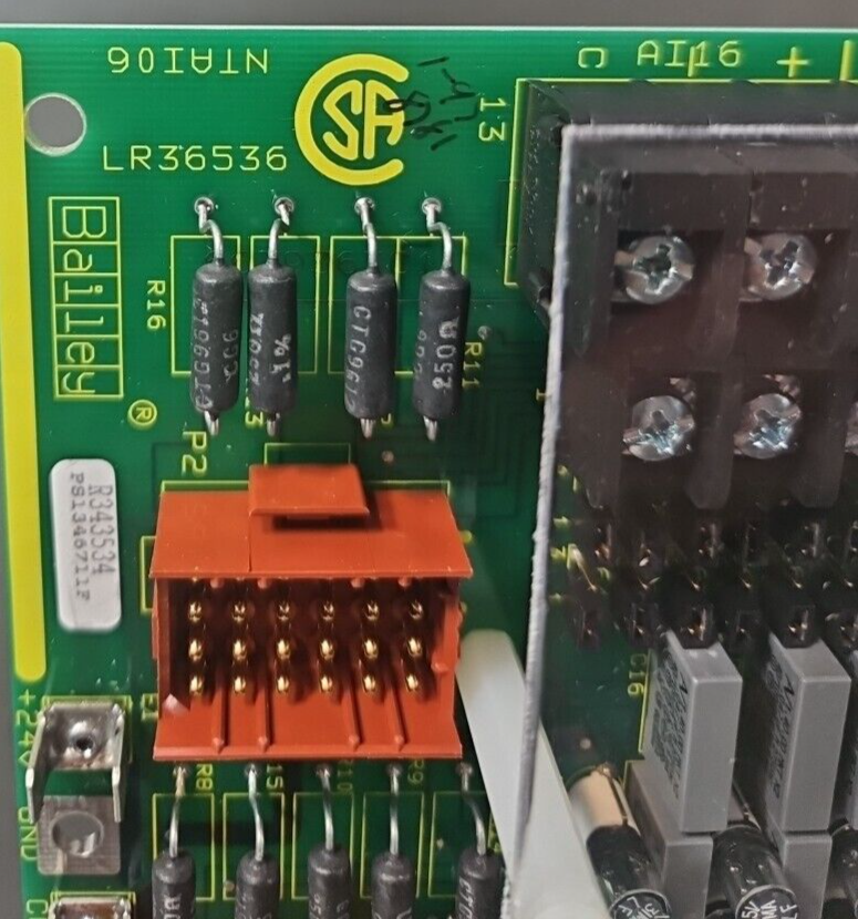 Bailey NTA106 infi90 Universal Analog input termination unit 24V 0.5A    loc3D35