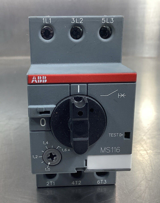 ABB  MS116-1.6  Manual Motor Starter 1.0-1.6A         4B-40