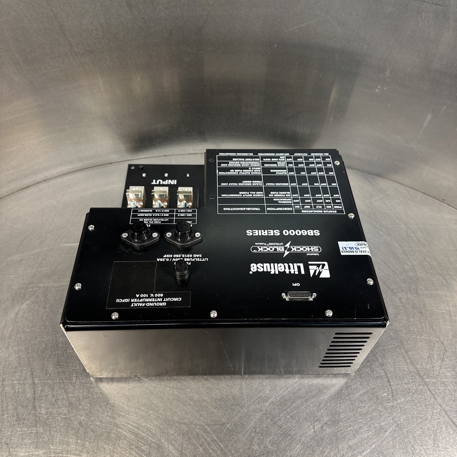 Littelfuse Industrial Shock Block SB6100-300-0 (BIN-2.5.1)