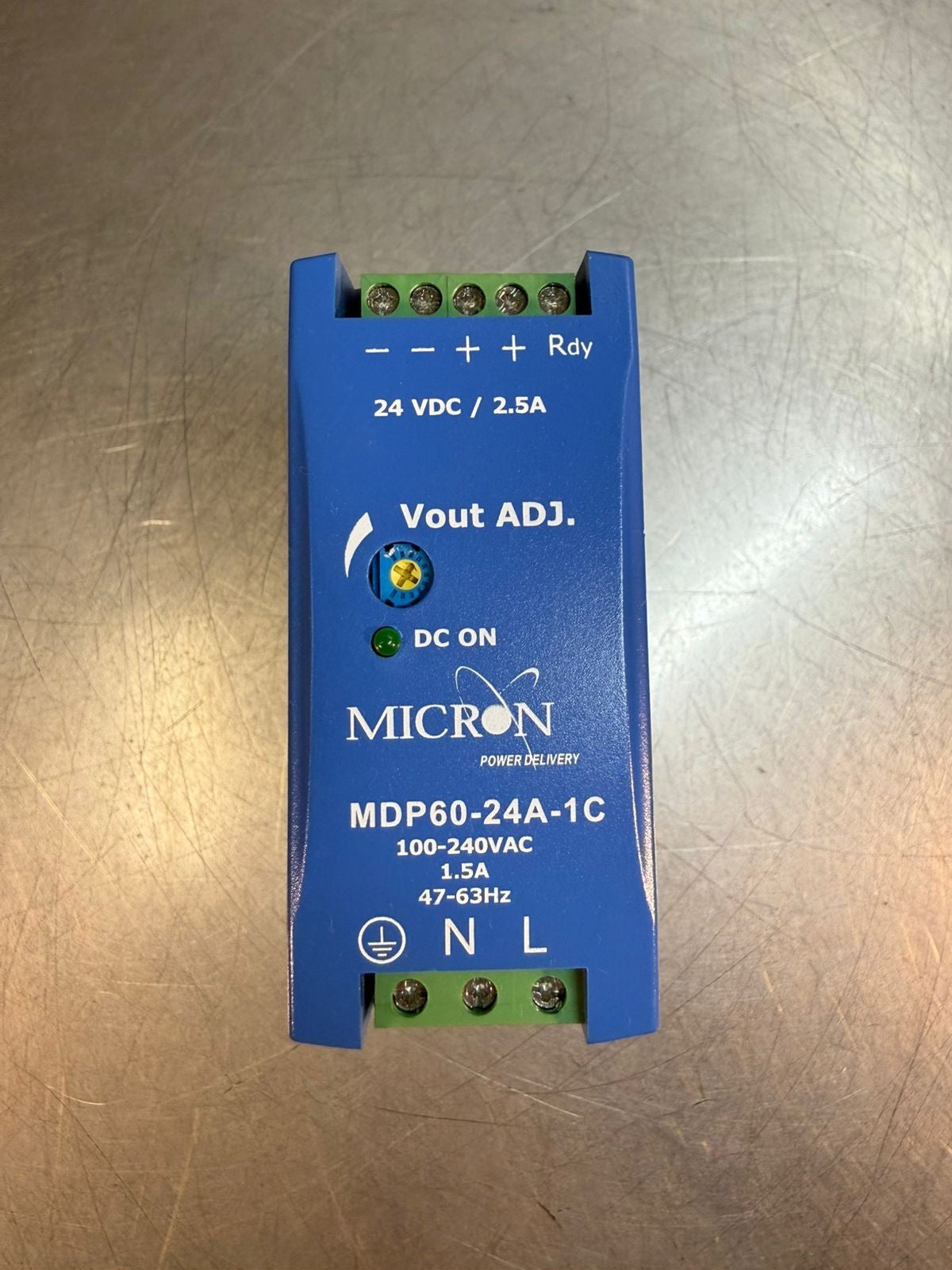 Micron MDP60-24A-1C Power Supply - 100-240VAC 1500 Ma 47-63Hz     ( 9.3.4)