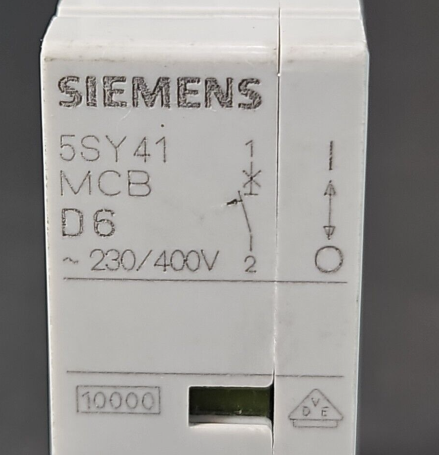 Siemens 5SY4106-8 Circuit Breaker 230/400V                                loc4C4