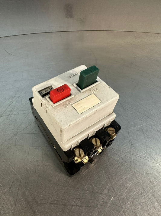 Siemens Motor Circuit Breaker 3VE1010-2B 0.4 bis 0.63 A  (6.3.2)