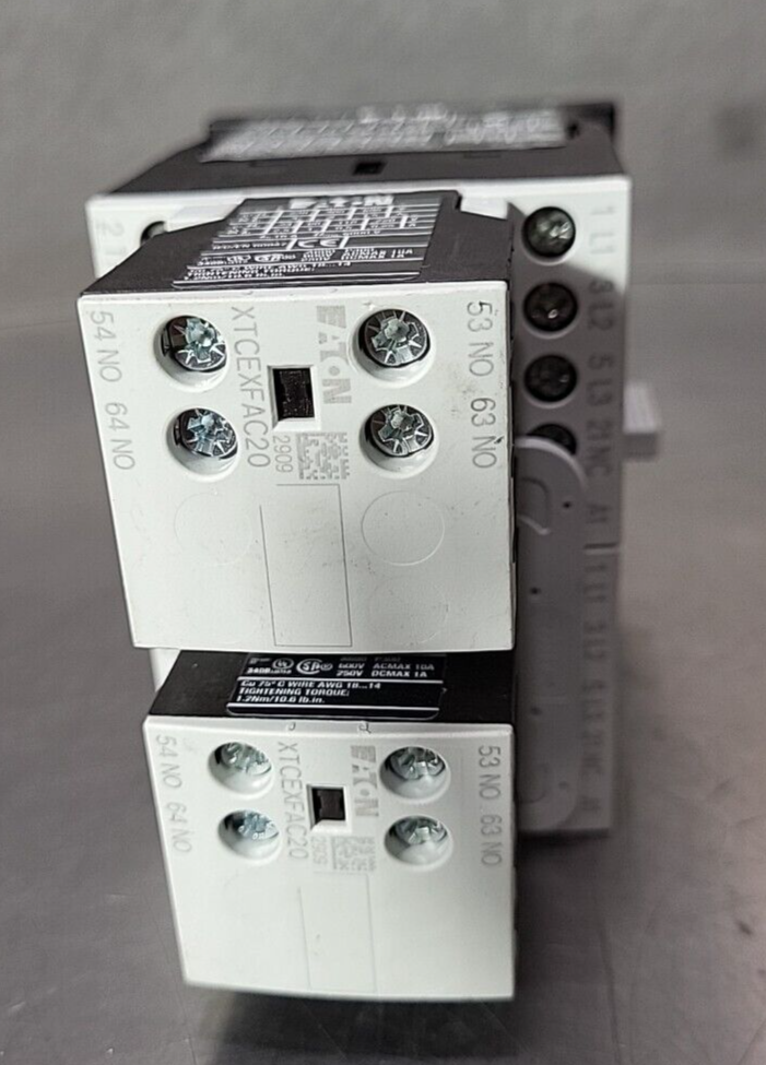 EATON A039962 3pole CONTAC.XTCEXFAC20 (BIN354)