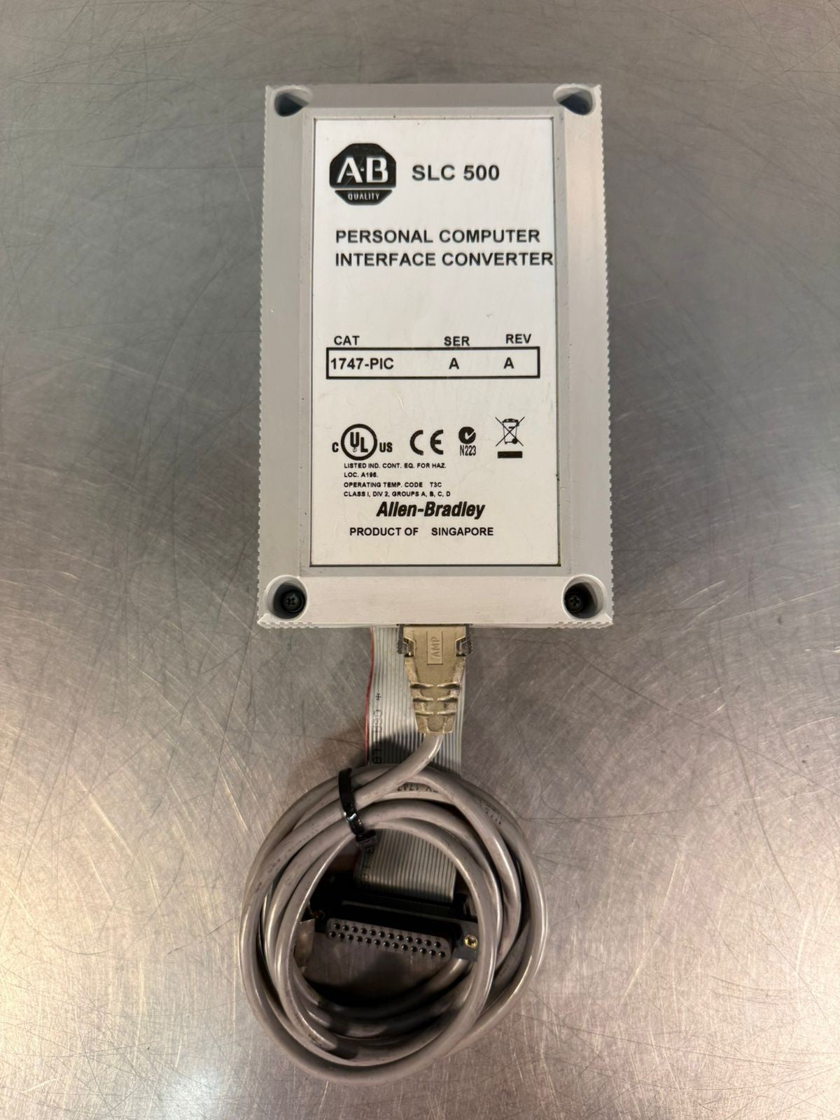 Allen Bradley 1747-PIC /A Rev. A SLC 500 Converter Unmp            (7.2.3)