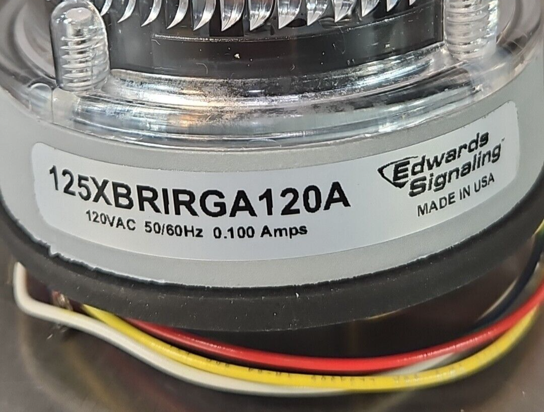 Edwards Signaling 125XBRIRGA120A  Visual Signal Light                   (BIN435)
