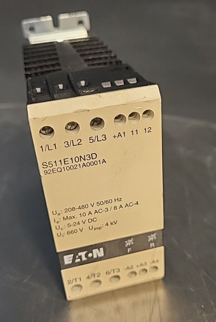 Eaton NSB S511E10N3D Other Contactors 3P 10A 480V 50/60Hz (BIN 3.3.4)