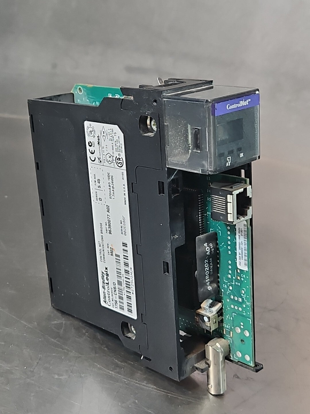 Allen-Bradley 1756-CNB/D Control Net Communications Bridge Rev M02      (BIN741)