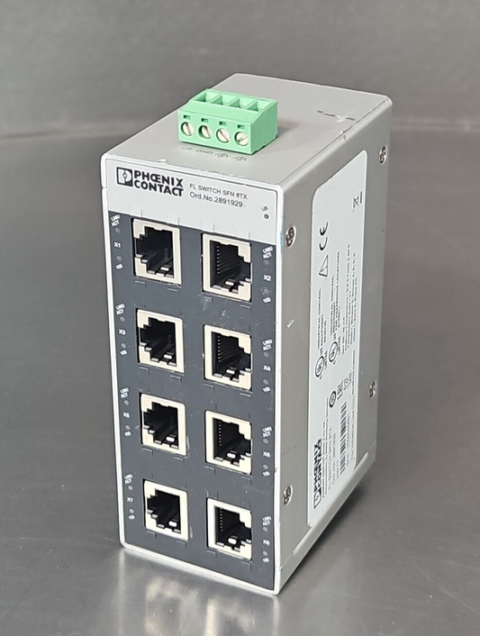Phoenix Contact FL SWITCH SFN 8TX Ethernet Switch 8-Port 2891929 (BIN3.4.5)
