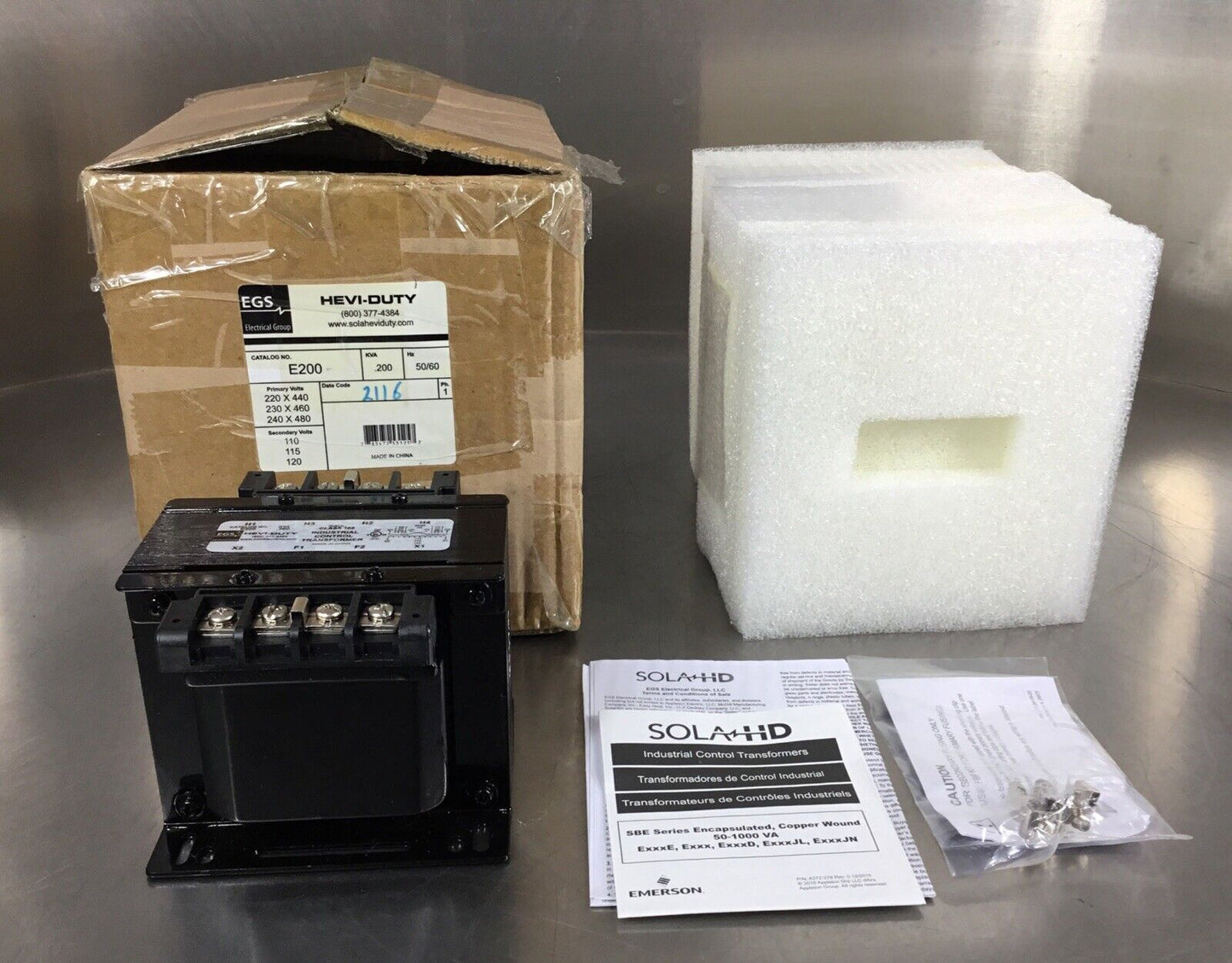 Sola EGS  E200  Heavy Duty Transformer      4C-26