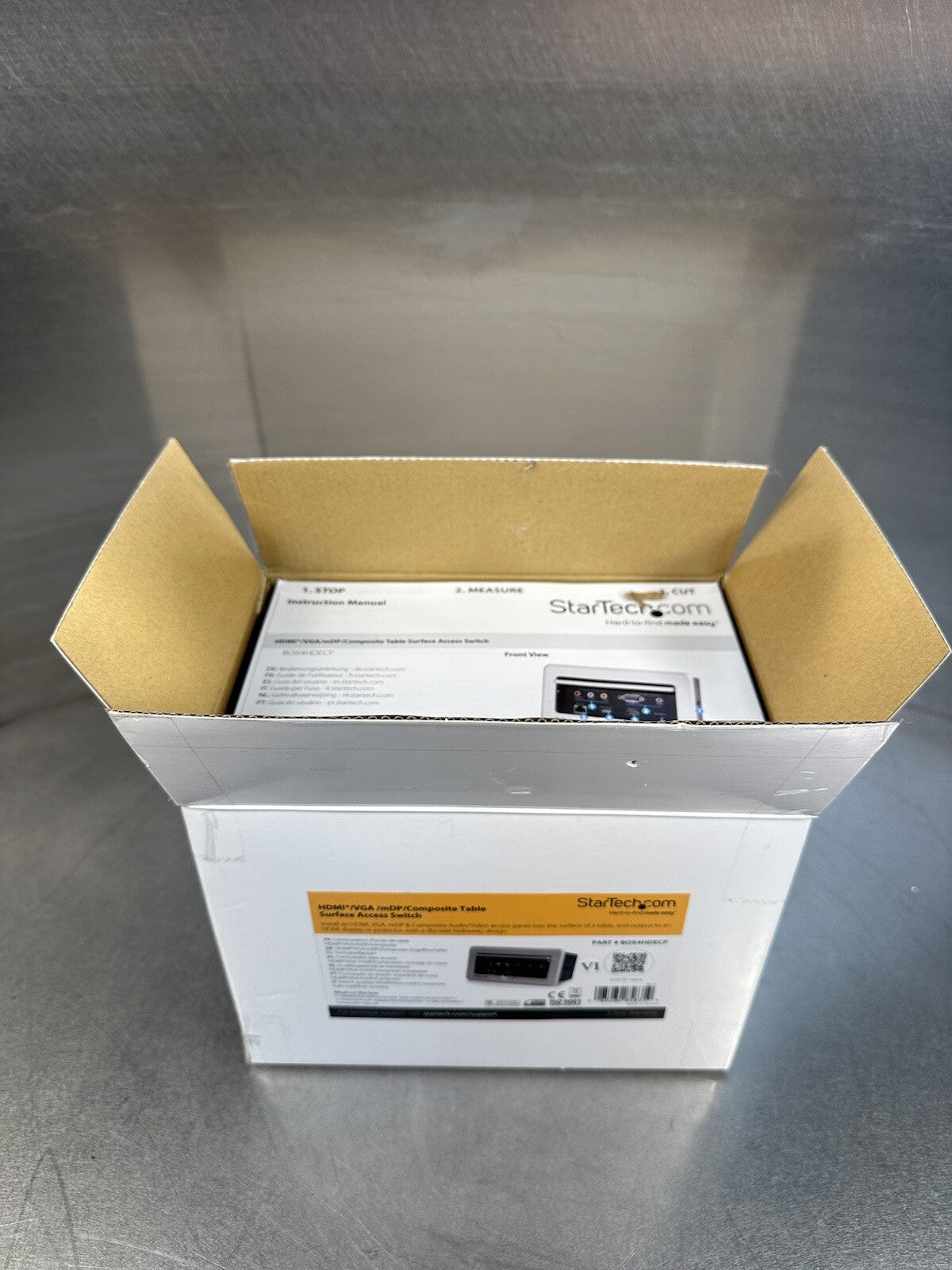 Startech.com Conference Table Connectivity Box HdmiVgaMini Displayport BIN1.1.1