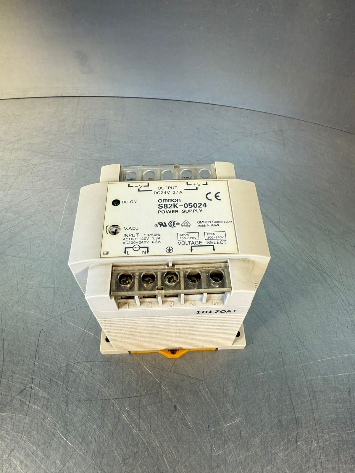 Omron S82K-05024 Power Supply out. DC24V 2.1A Inp.50/60Hz          (3.2.4)