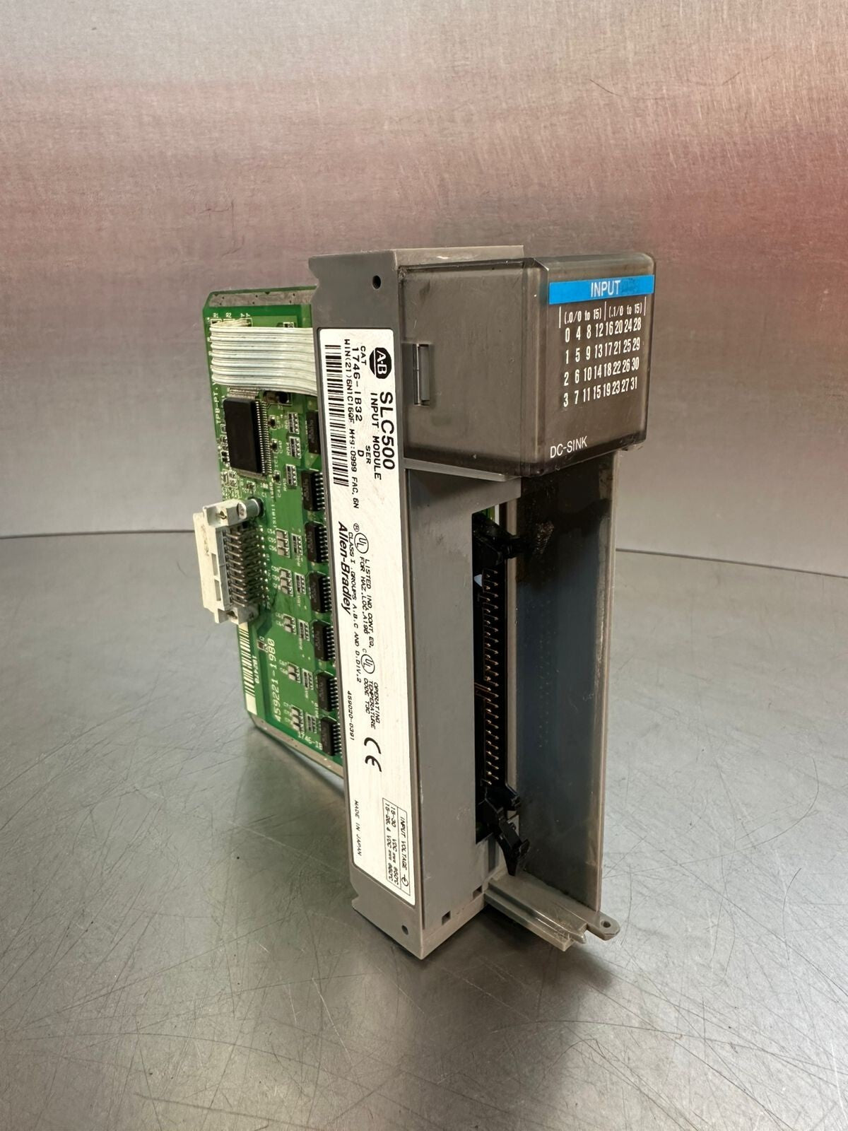 Allen Bradley 1746-IB32 SER D SLC 500 Input Module 1746IB32  (3.4.5)