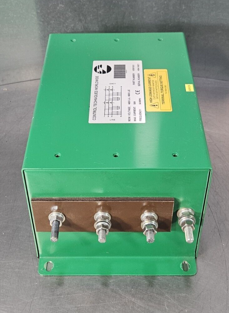 Control Techniques Worldwide 42001051   480V L-L 480V L-E 50A 50-60Hz   (BIN654)