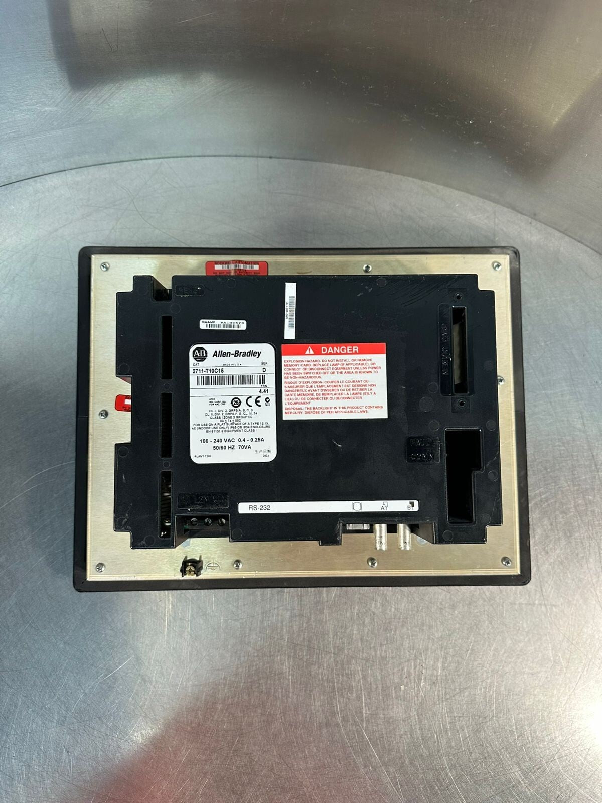 Allen Bradley 2711-T10C15 /D PanelView 1000  FRN 4.41        (8.5.8)