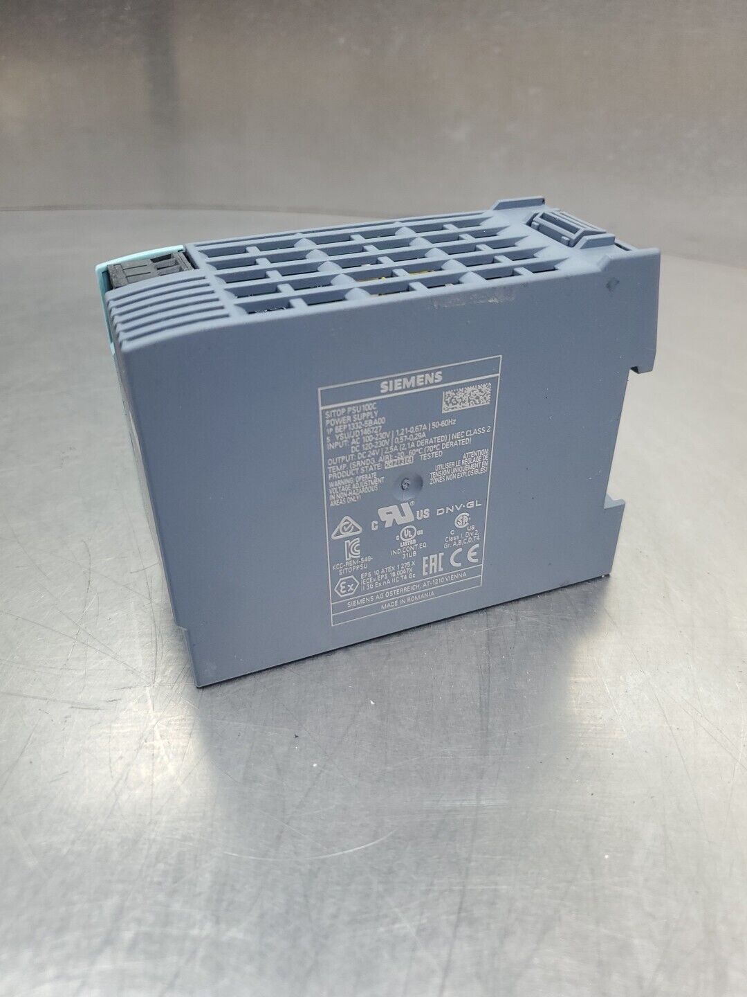 Siemens 6EP1332-5BA00 Power Supply, SITOP PSU100C 24V.                     4C-14