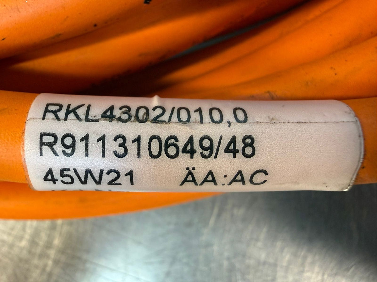 Rexroth Motor Cable RKL4302/010,0 R911310649/48                    (4.6.5)