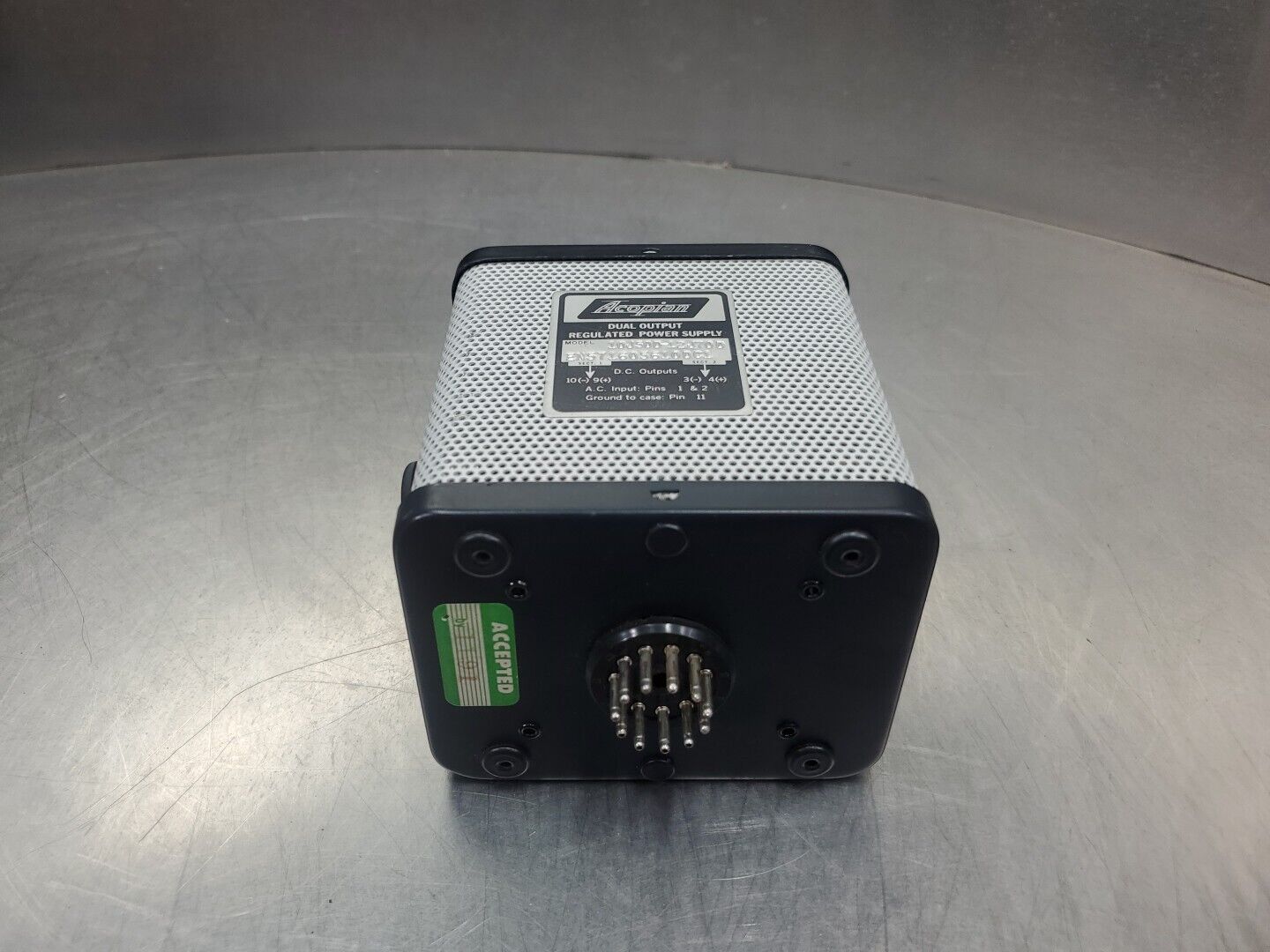 Acopian 10J50D-12J70D Dual Output Regulated Power Supply.                  4E-34