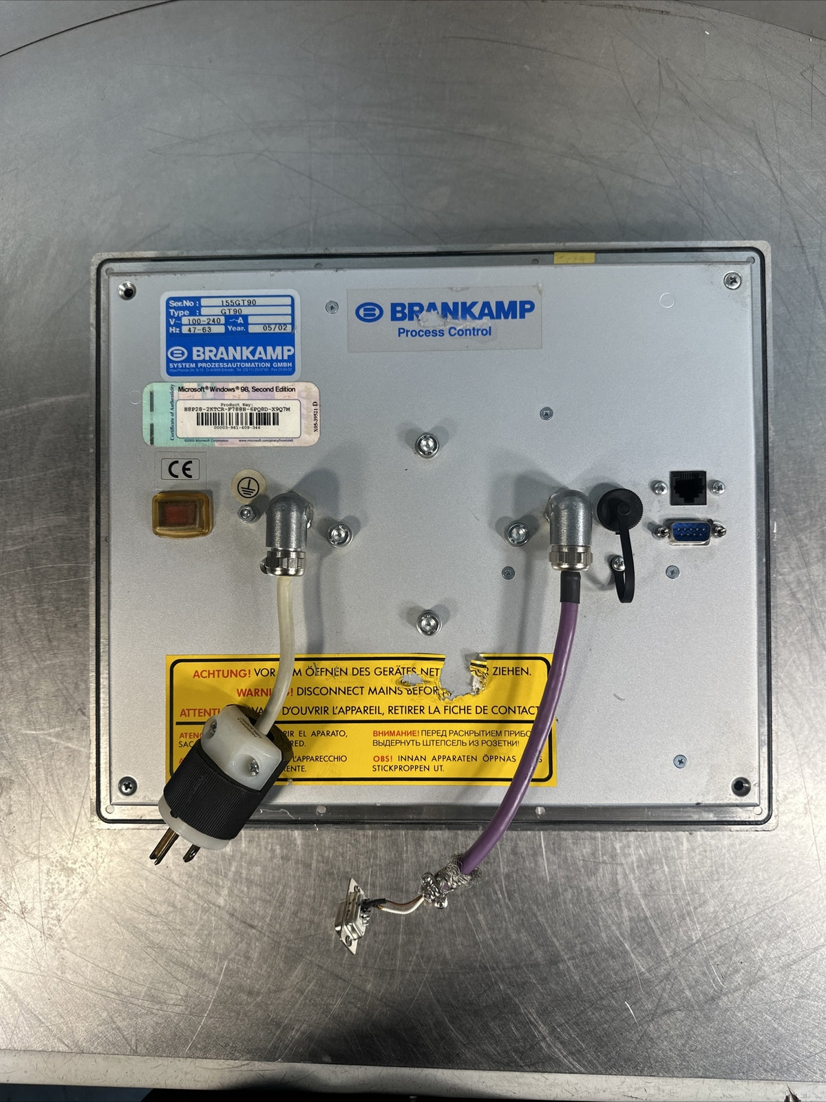 Brankamp Process Control GT90 Display 155GT 90 (BIN-2.2.5)